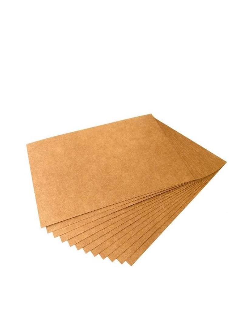 Terabyte Brown Kraft Paper Thick Cardstock A4, 350gsm (100SHEET) - Image 1