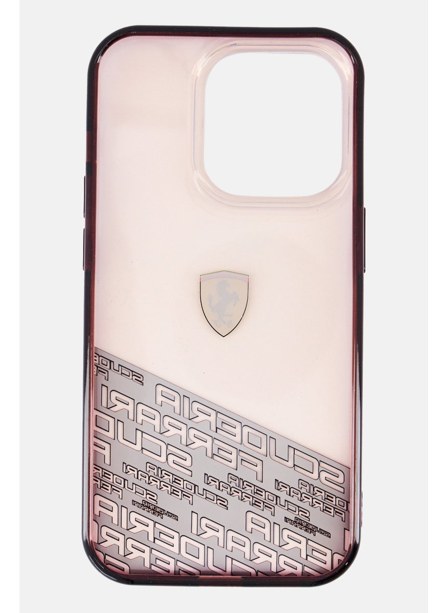 Scuderia Ferrari iPhone 14 Pro Brand Logo Protective Case, Multicolor  - Image 3