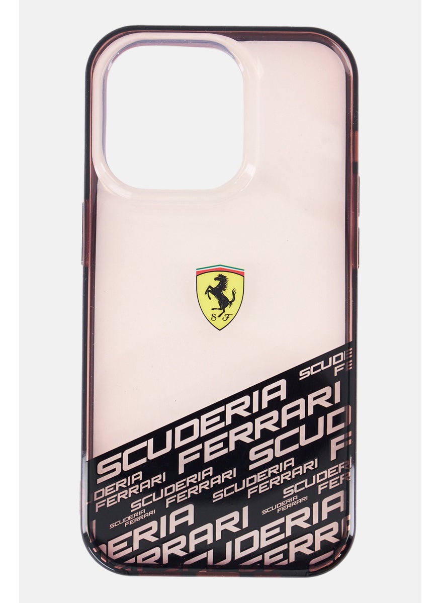 Scuderia Ferrari iPhone 14 Pro Brand Logo Protective Case, Multicolor  - Image 1