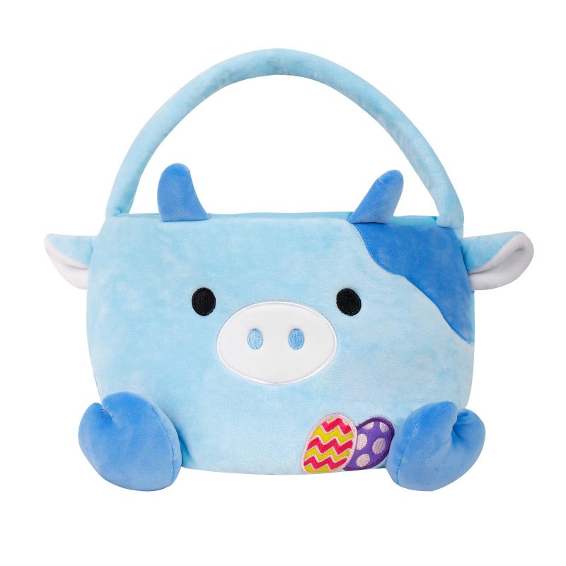 Wepop Easter Baskets for Kids, Cute Cow Easter Egg Buckets Huting Festivals Gift for Girls Boys - Image 1