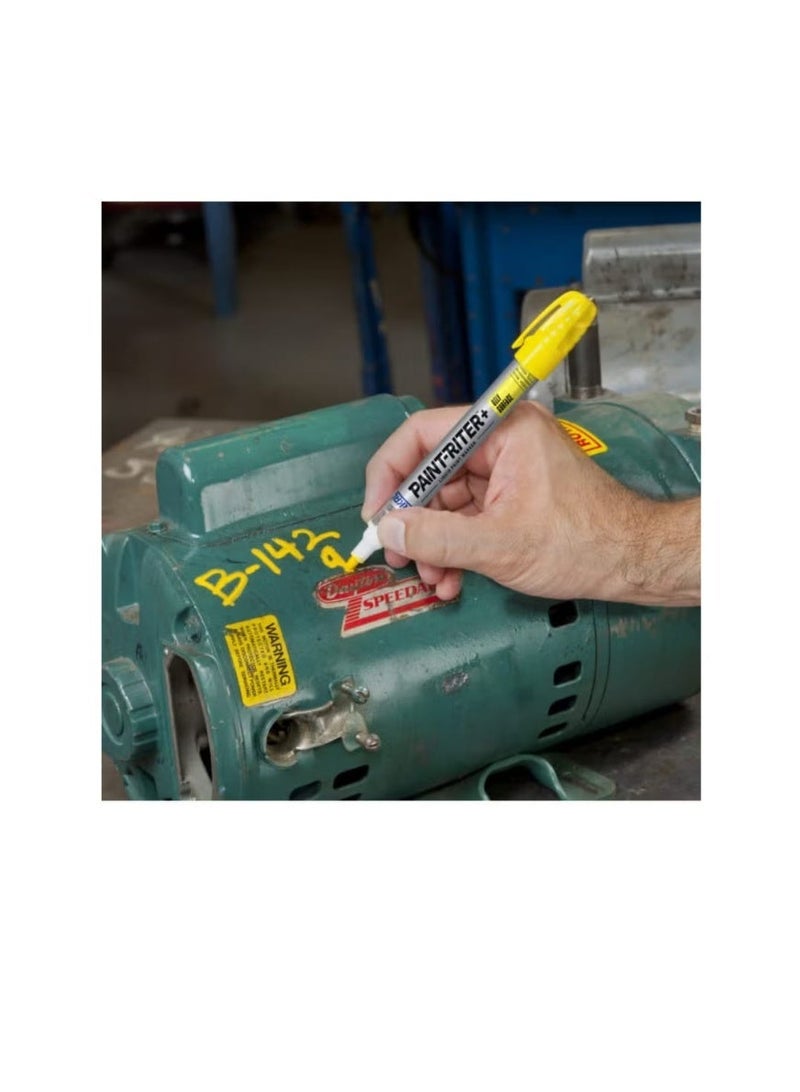 Markal Paint-Riter+ Oily Surface Liquid Paint Marker – Yellow - Image 2