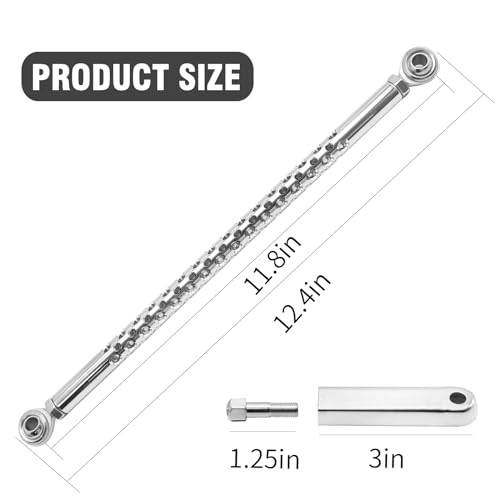 Saihisday Chrome Gear Shift Linkage Replacement for Harley Davidson Touring Softail Dyna Trike Fatboy Electra Street Road Glide Wide Glide FLH FLHX FLTR FLHR FX 19872021 - Image 3
