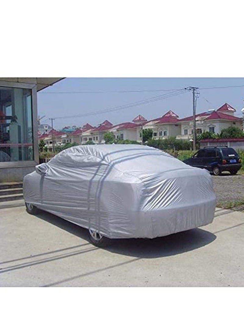 Full Car Cover Indoor Outdoor Sunscreen Heat Protection Dustproof Anti-Uv Scratch-Resistant Sedan Universal Suit L - Image 4