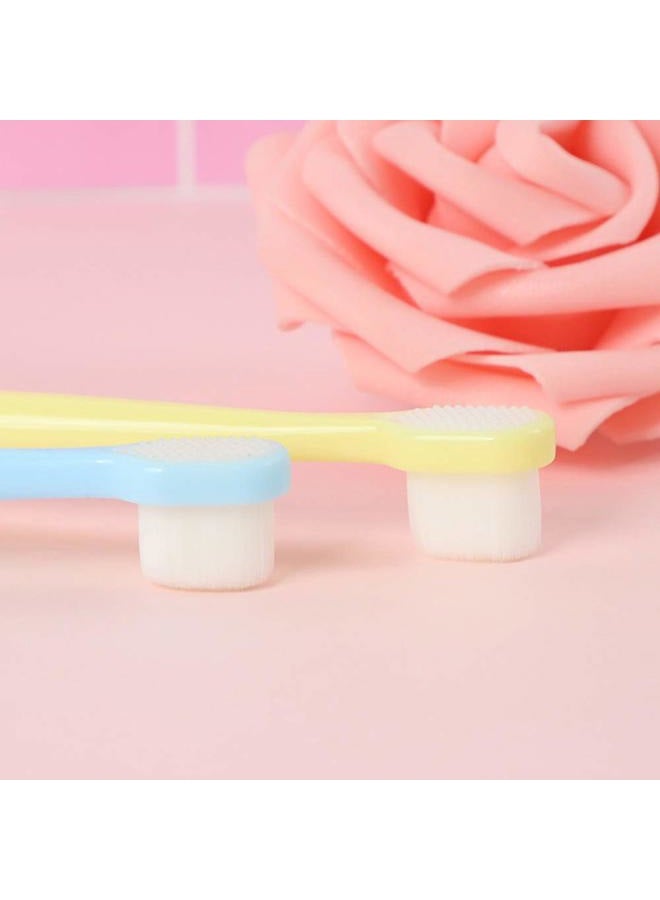 EasyHonor (Toddler Toothbrush 6pcs) - Baby Toothbrush & Toddler Toothbrush for Age 4-12 Years Old, Extra Soft Toothbrush with 10000 Soft Floss Bristle for Baby Gum Care. (6Pcs) - Image 4