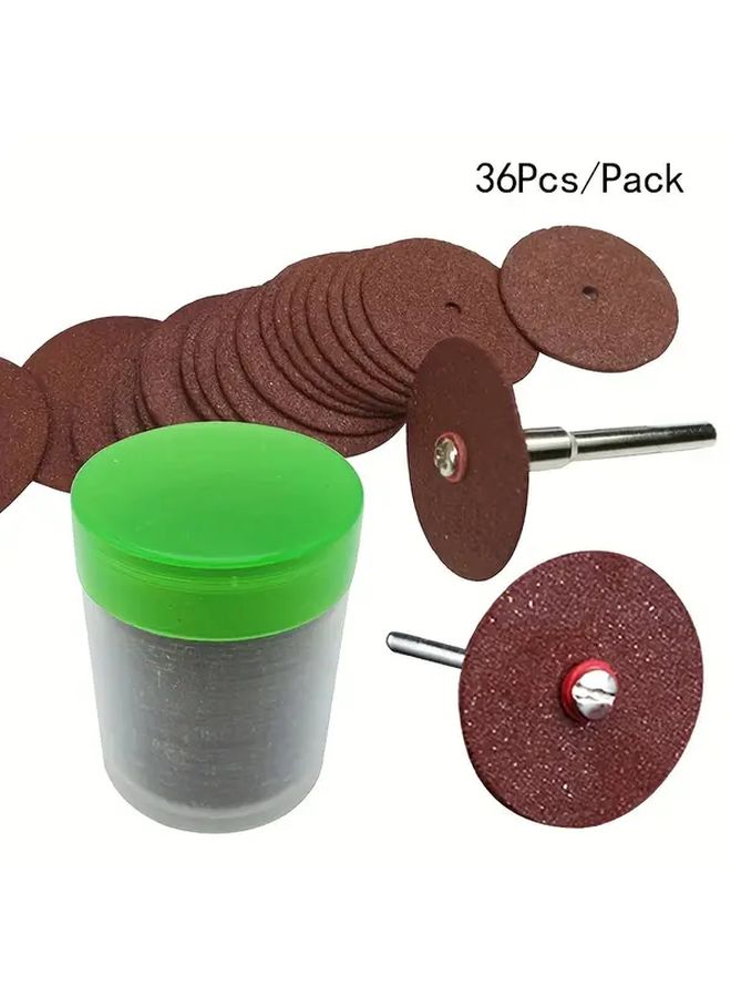 36pcs Multi Function Grinding Disc Set For Rotary Tools DIY Sharpening - Image 3