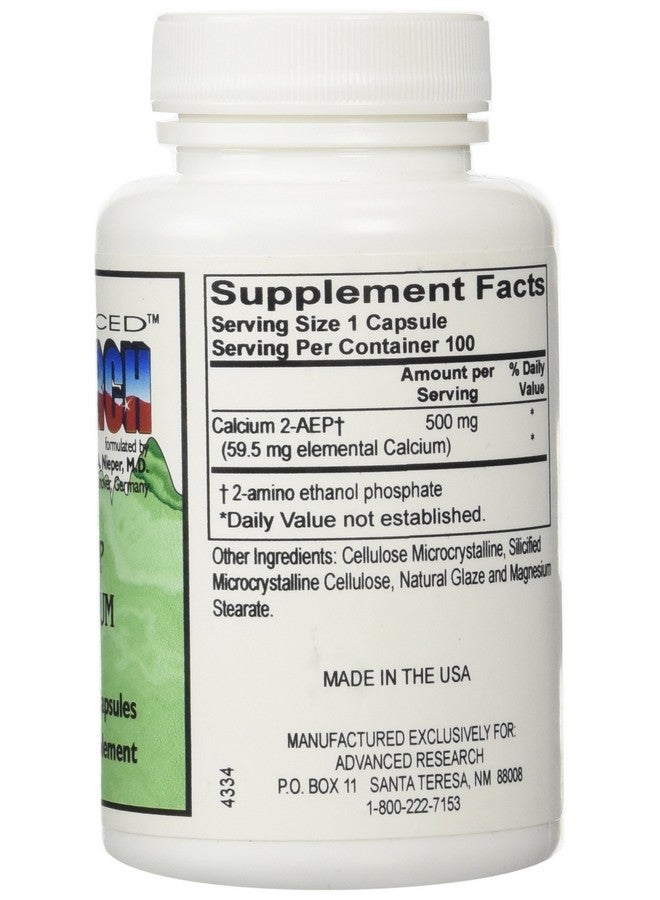 NCI Advanced Research Dr. Hans Nieper 2AEP Calcium Capsules, 100 Count - Image 2