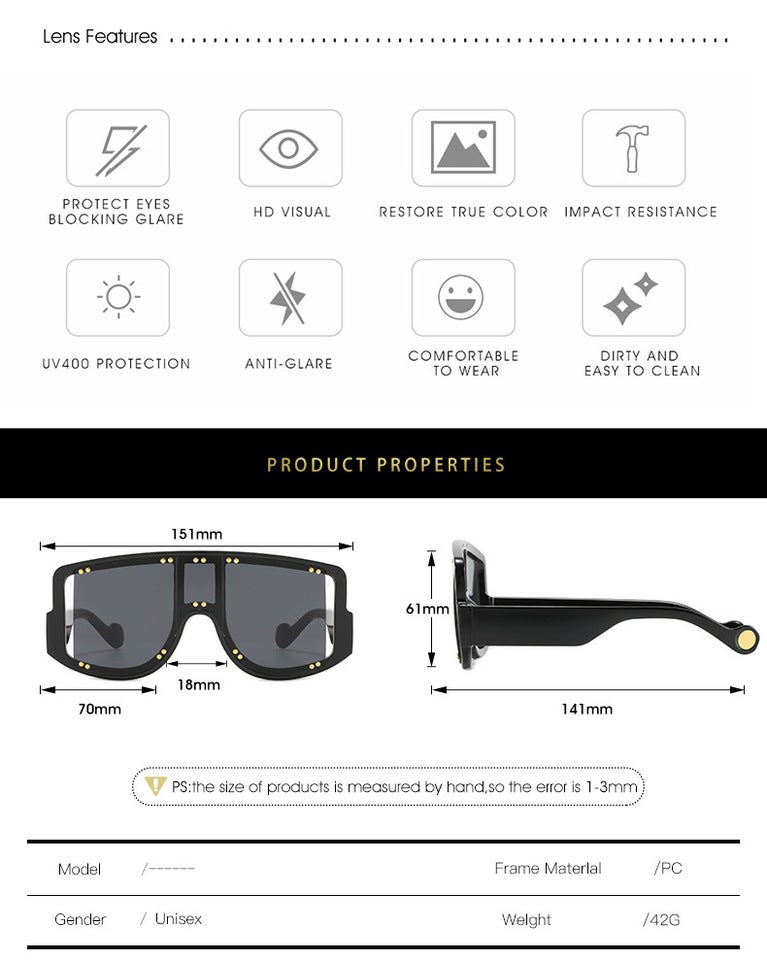 Sunglasses UV Protection Fashion 2117 - Image 4