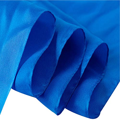 CYZLANN Women's Scarves 100% Silk Long Lightweight Scarfs for women（blue） - Image 4
