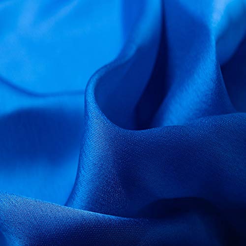 CYZLANN Women's Scarves 100% Silk Long Lightweight Scarfs for women（blue） - Image 3