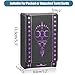 JUXYES PU Leather Tarot Card Protective Case Moon Pattern Design Tarot Deck Storage Pouch Tarot Card Holder Tarot Pouch Bag for Playing Cards and Standard Size Tarot Cards Tarot Deck - Image 4