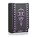 JUXYES PU Leather Tarot Card Protective Case Moon Pattern Design Tarot Deck Storage Pouch Tarot Card Holder Tarot Pouch Bag for Playing Cards and Standard Size Tarot Cards Tarot Deck - Image 2