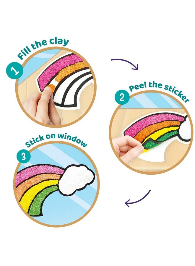 إيماجيميك ملصقات طين Imagimake: Wonderland | اصنع 6 ملصقات DIY فريدة باستخدام طين يجف بالهواء | بدون فوضى، مناسب للسفر | هدايا إرجاع للأطفال من سن 3 و4 و5 و6 و7 و8 سنوات - Image 3