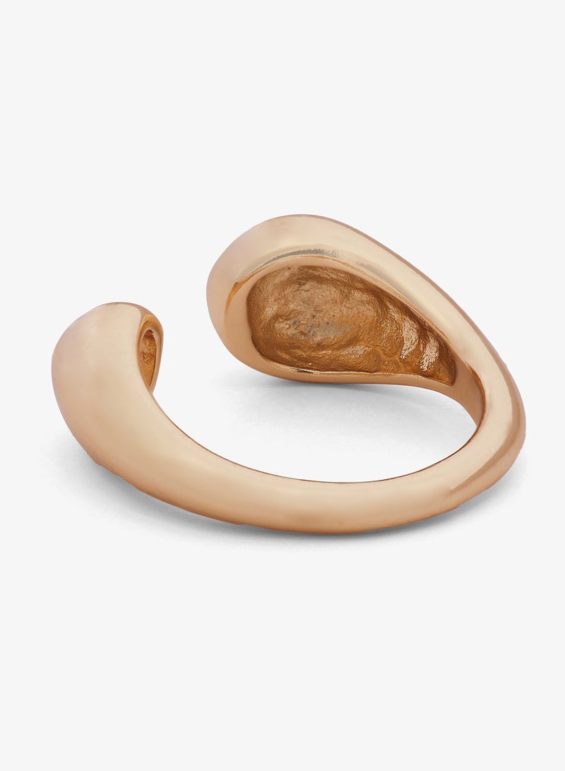 Ginger Chunky Gold Ring - Image 3