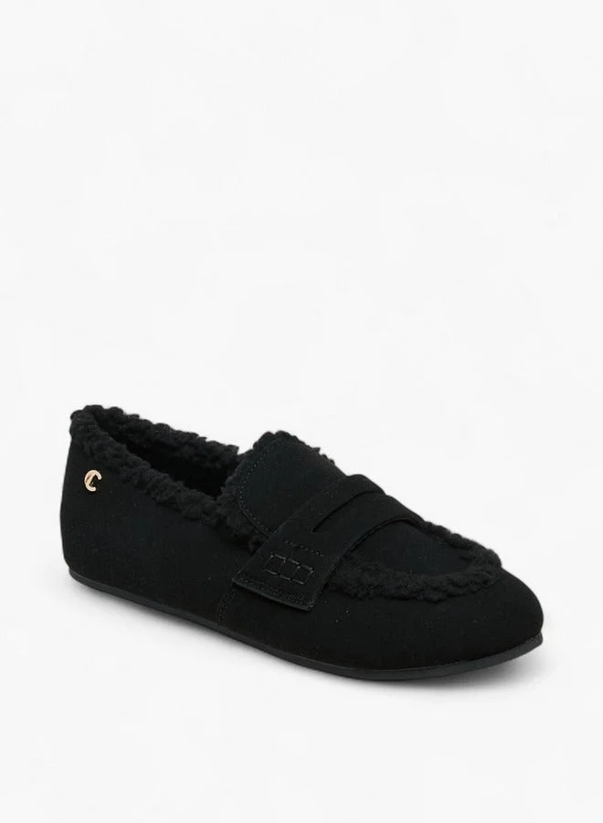 لو كونفورت Cutout Accent Slip-On Moccasins