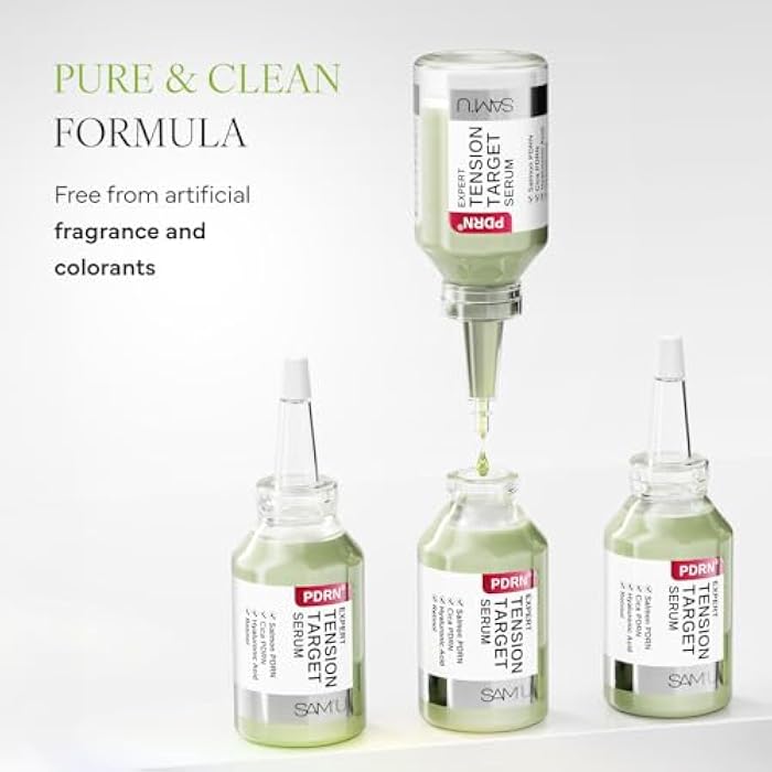 SAM'U PDRN Expert Tension Target Serum - PDRN Salmon DNA retinol serum with Collagen & Peptides for skin firming & elasticity, Korean Skin Care - Image 3