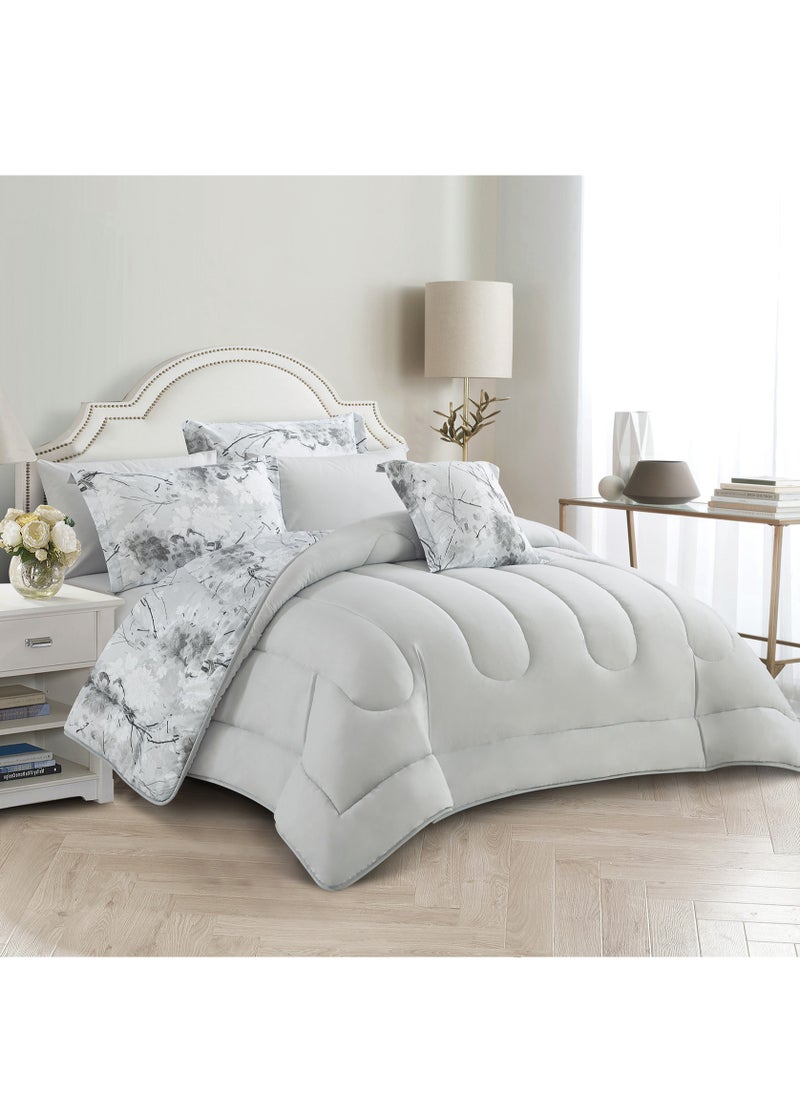 Dream road Floral Double Summer Comforter Set 7 Piece  - Image 3