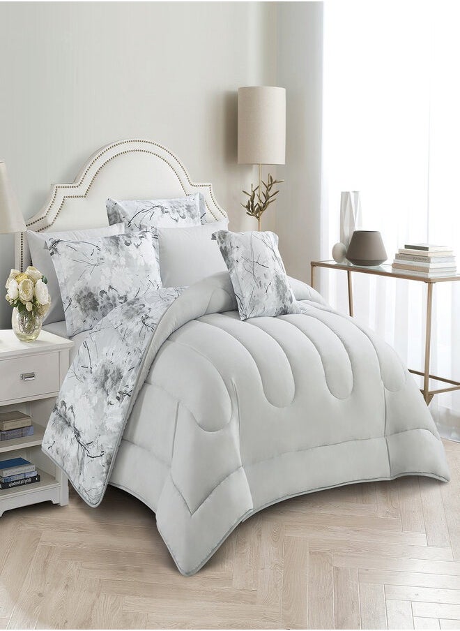 Dream road Floral Double Summer Comforter Set 7 Piece  - Image 2
