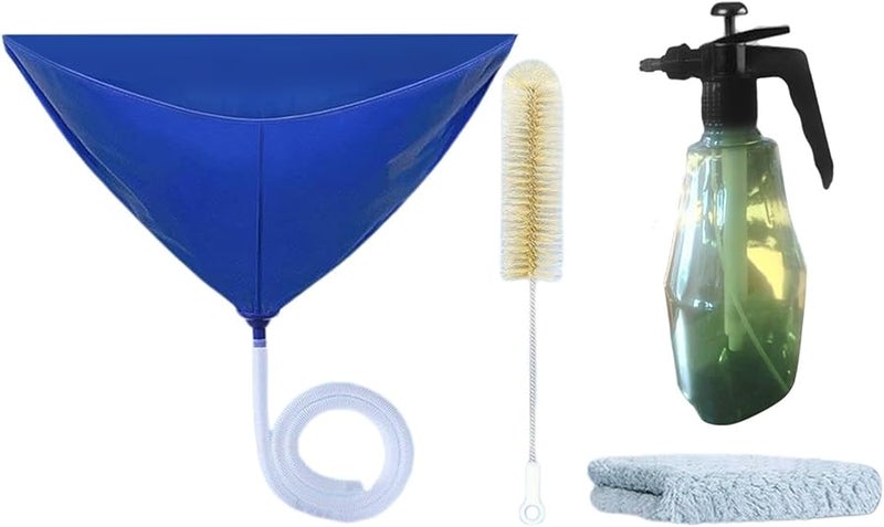 Reusable Air Conditioner Cleaning Cover Bag With Watering Can Brush Set - Image 3