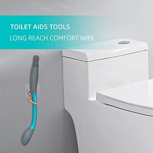 Fanwer Toilet Aids for Wiping – 15.7 Long Reach Comfort Butt Wiper Tools Self-Help Toilet Butt Wipe Tool, Elderly from Back Surgery - Image 5