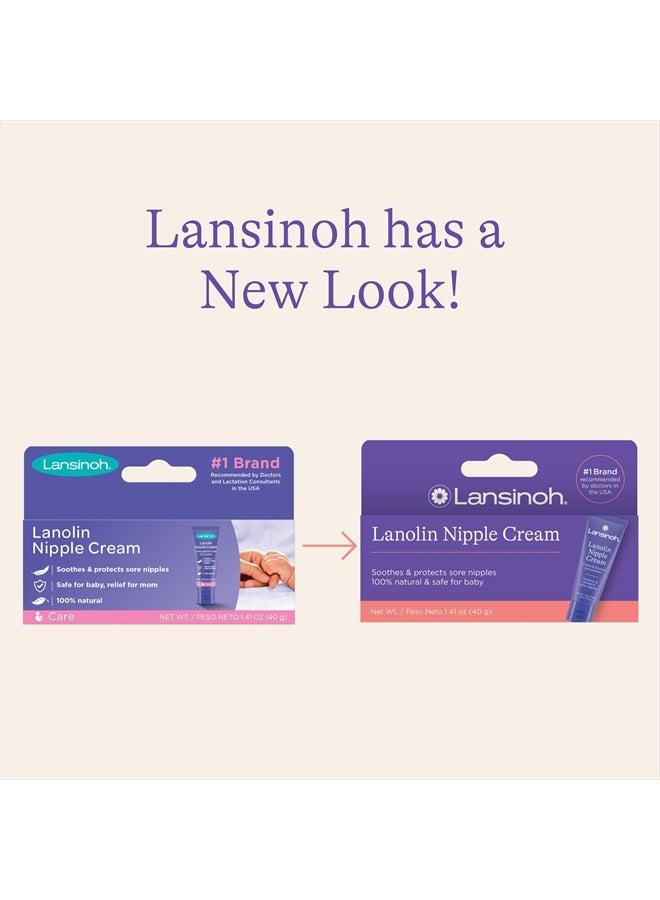 Lansinoh Lanolin Nipple Cream, Safe for Baby and Mom, Breastfeeding Essentials, 1.41 Ounces - Image 2