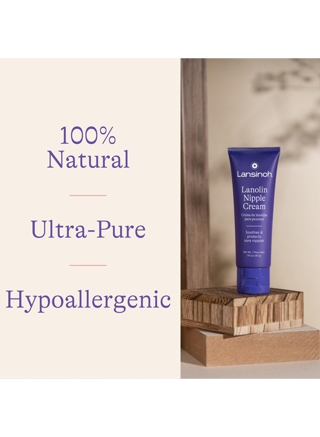 Lansinoh Lanolin Nipple Cream, Safe for Baby and Mom, Breastfeeding Essentials, 1.41 Ounces - Image 4