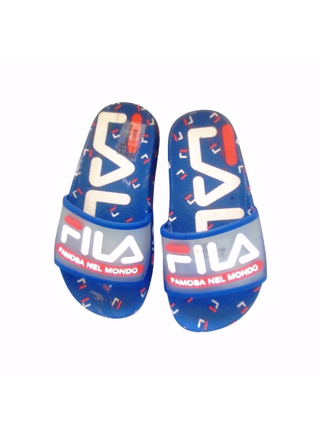 Surfaced slippers for children comfortable and suitable for daily home use Color: Blue, size: Small, 25