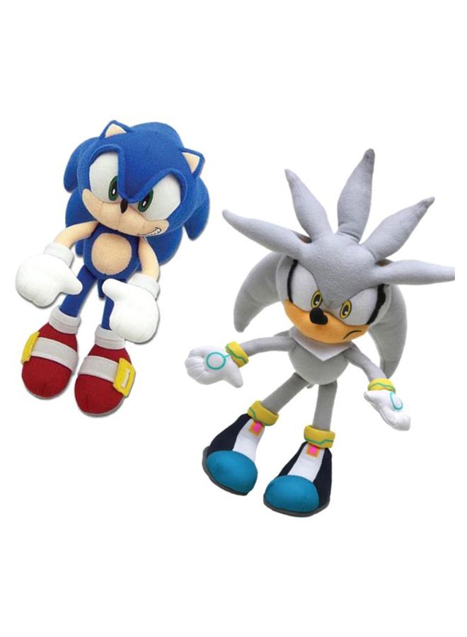 2-Piece Super Sonic Inspired Soft Toys 27cm - Image 2