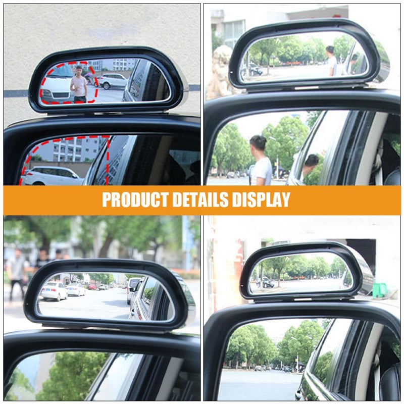 Wide Angle Blind Spot Mirror For Vehicles Enhanced Driving Safety 1 Pair - Image 4