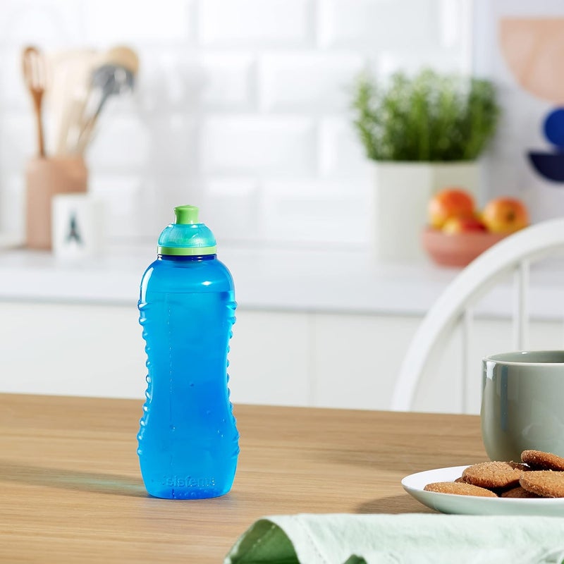 سيستيما زجاجة Twist 'n' Sip خالية من BPA سعة 460 مل - زرقاء - Image 4