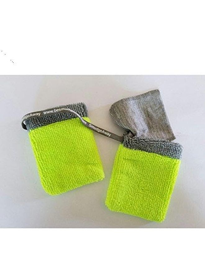 Microfiber Cleaning Mitt 2.5 x 3.5 Inches Smudge Away Glove - Image 2