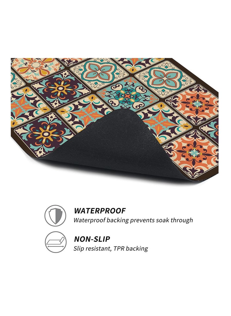 Arabest Colorful Coffee Maker Mat for Countertop, Coffee Mat Coffee Bar Accessories, Dish Drying Mat for Kitchen, Absorbent Quick Drying Mat, Countertop Protection Drying Pat, (30*40cm)  - Image 5