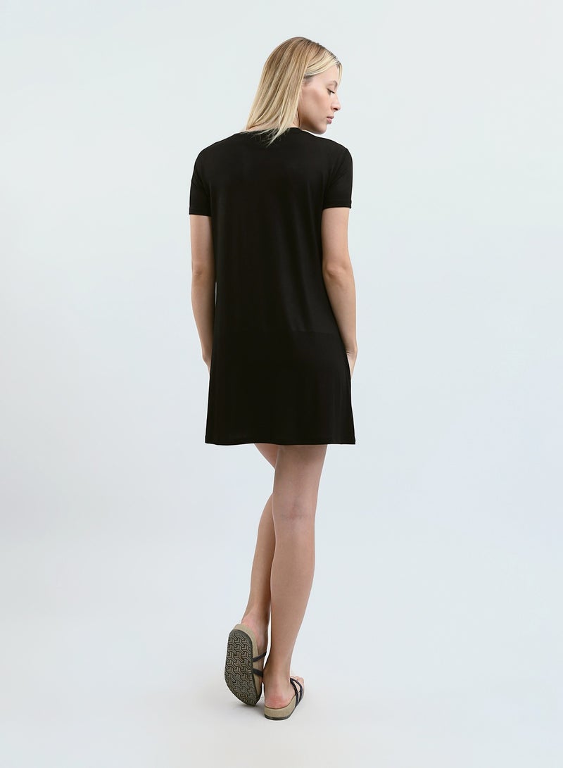 Mesery Sleepshirt Cotton Short Sleeves Printed  - Image 4