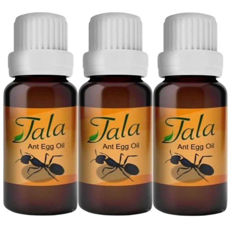 Tala Natural Hair Reducing Oil Ant Egg Oil FOR EXTERNAL USE 20mlPack of 3 Clear
