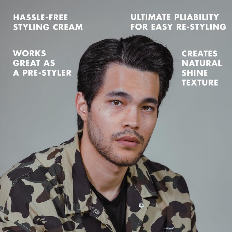 Hanz de Fuko Scheme Cream â€“ Premium Menâ€™s Hair Styling Cream for a Medium Hold, Natural Shine â€“ Ideal Texture Product for All Hair Types, Provides Versatility on Wet or Dry Hair â€“ 2 oz, Travel Size - Image 4