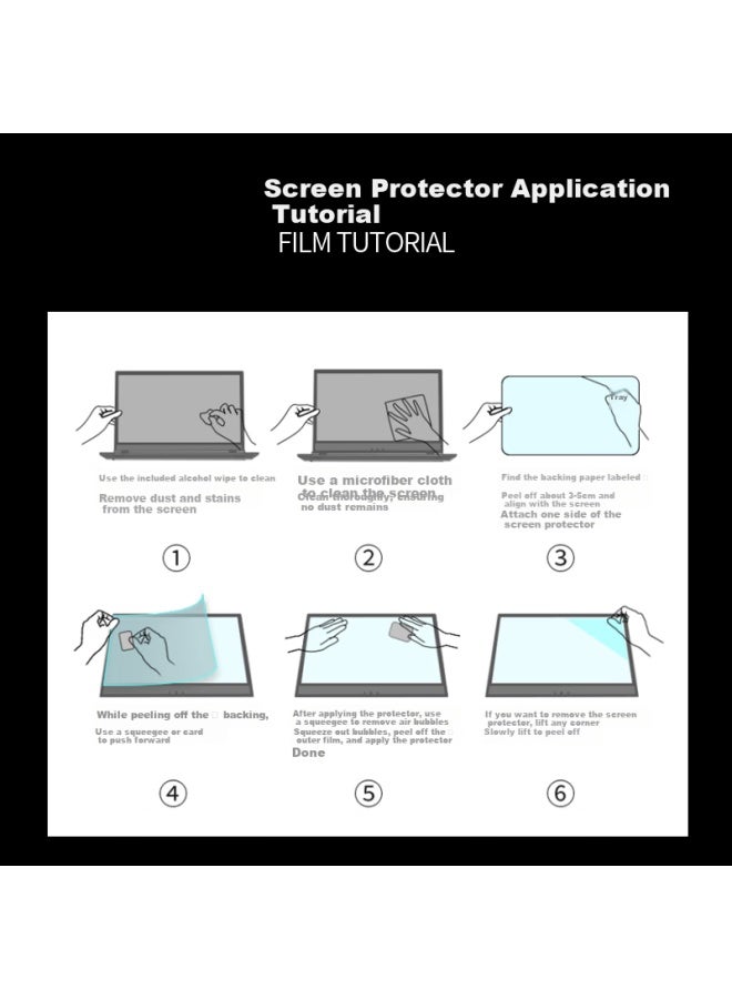 Jplayer 13.3-inch (16:10) Hd Tempered Glass Screen Protector For Laptop Compatible With Lenovo, Asus, Dell, Thinkpad, Acer, Hp - Image 3