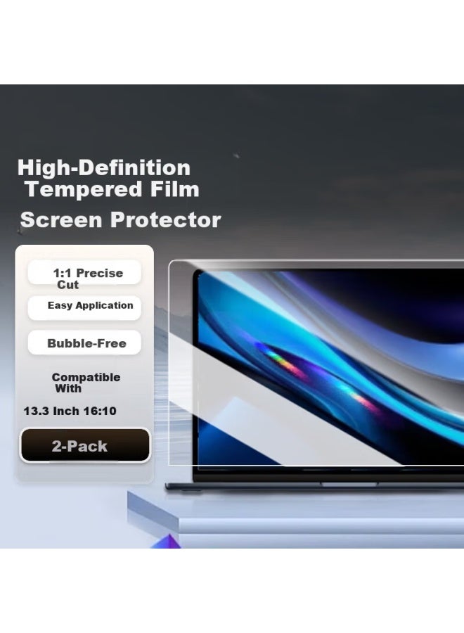 Jplayer 13.3-inch (16:10) Hd Tempered Glass Screen Protector For Laptop Compatible With Lenovo, Asus, Dell, Thinkpad, Acer, Hp - Image 1