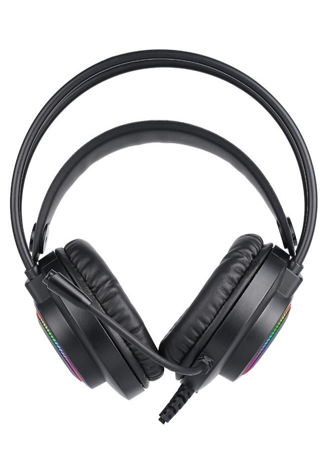 XTRIKE ME سماعة الألعاب الاستريو RGB Xtrike Me GH-510 – صوت عالي الجودة مع ميكروفون قابل للتعديل وإضاءة LED - Image 2