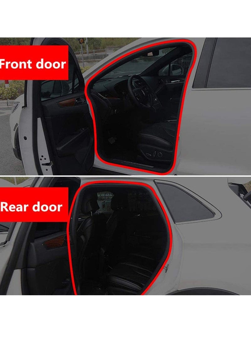 SYOSI Car Weather Stripping Universal Self Adhesive Auto Door Rubber Draft Seal 10M L Shape Window Trunk Trim Edge Weatherstrip Engine Cover Noise Insulation - Image 2