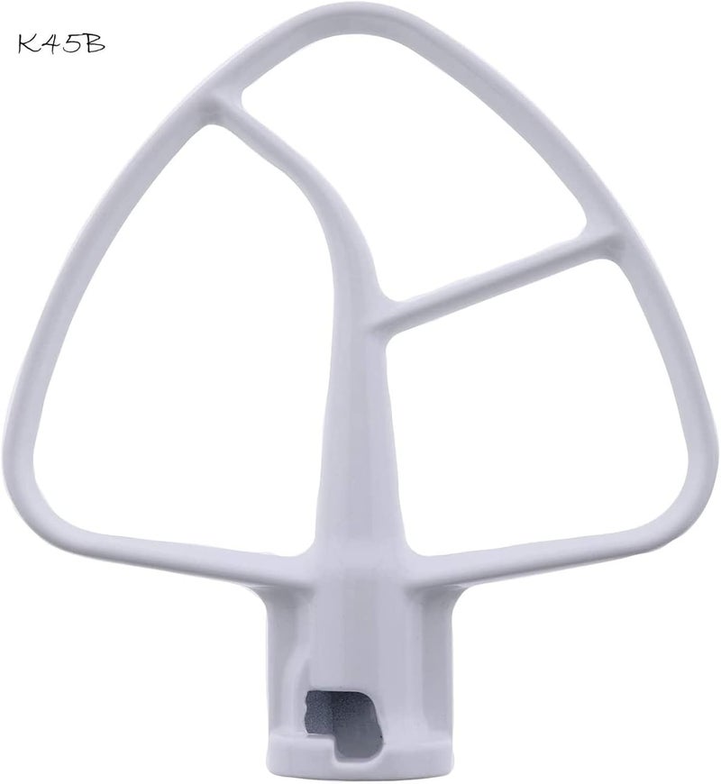 إلسون خطاف العجين K45DH ومضرب مسطح K45B ومخفقة سلكية K45WW - 3 قطع بديلة لخلاطات KitchenAid ذات الرأس المائل سعة 4.5 كوارت - Image 5