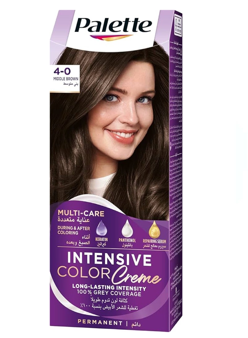 لون شعر باليت 4-0 بني متوسط