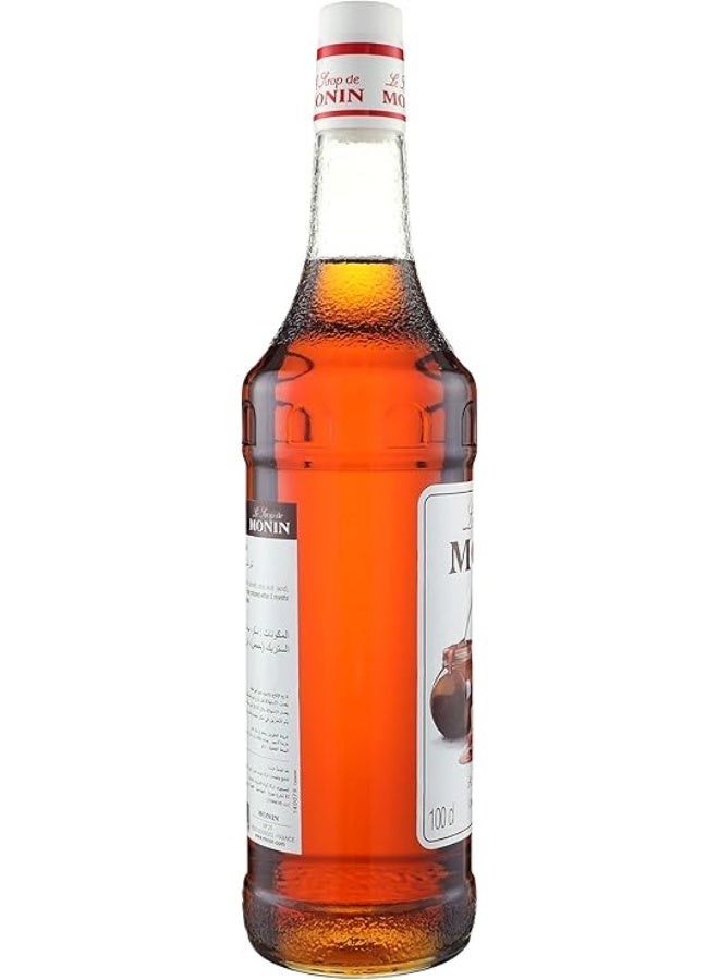 Monin Premium Caramel Flavored Syrup for Coffee and Beverages - 1L - Image 2