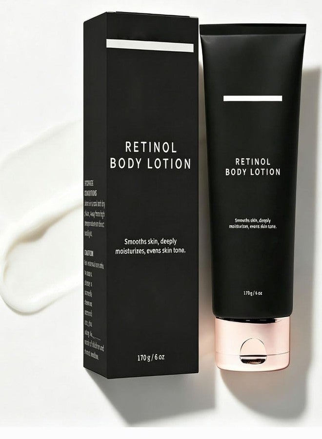 LYW Retinol Body Lotion, Anti-Aging Moisturizer for Neck & Body, Firms & Smooths Skin, Deep Hydration & Even Skin Tone, Daily Body Care for All Skin Types - Image 1