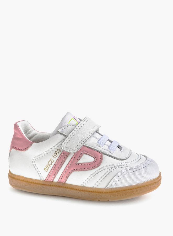 Pablosky Girls' Panelled Sneakers with Hook and Loop Closure School Shoes - Image 2