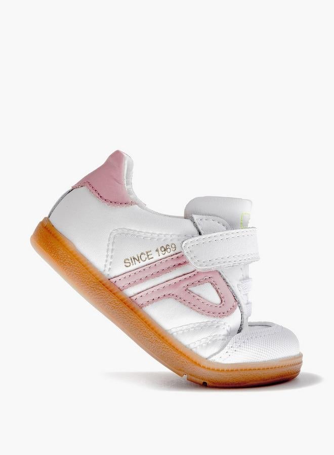 Pablosky Girls' Panelled Sneakers with Hook and Loop Closure School Shoes - Image 5