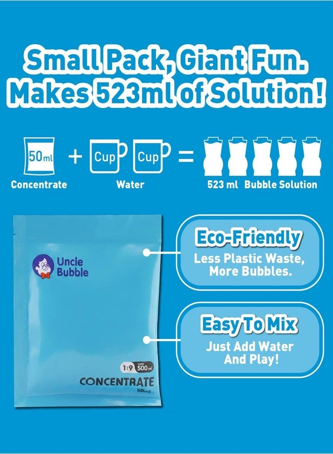 Uncle Bubble Fantasy Sword - Concentrated Solution (Mix with Water) - Giant Bubble Maker with Wand & Sheath, Professional Grade Bubble Toy for Kids & Outdoor Fun - Image 3