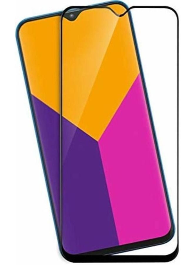 9D Tempered Glass Screen Protector For Samsung Galaxy A50 Clear/Black - Image 2