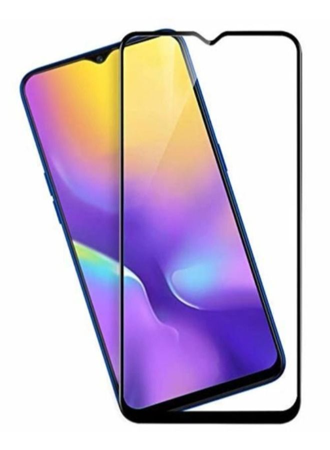 9D Tempered Glass Screen Protector For Samsung Galaxy A50 Clear/Black - Image 3