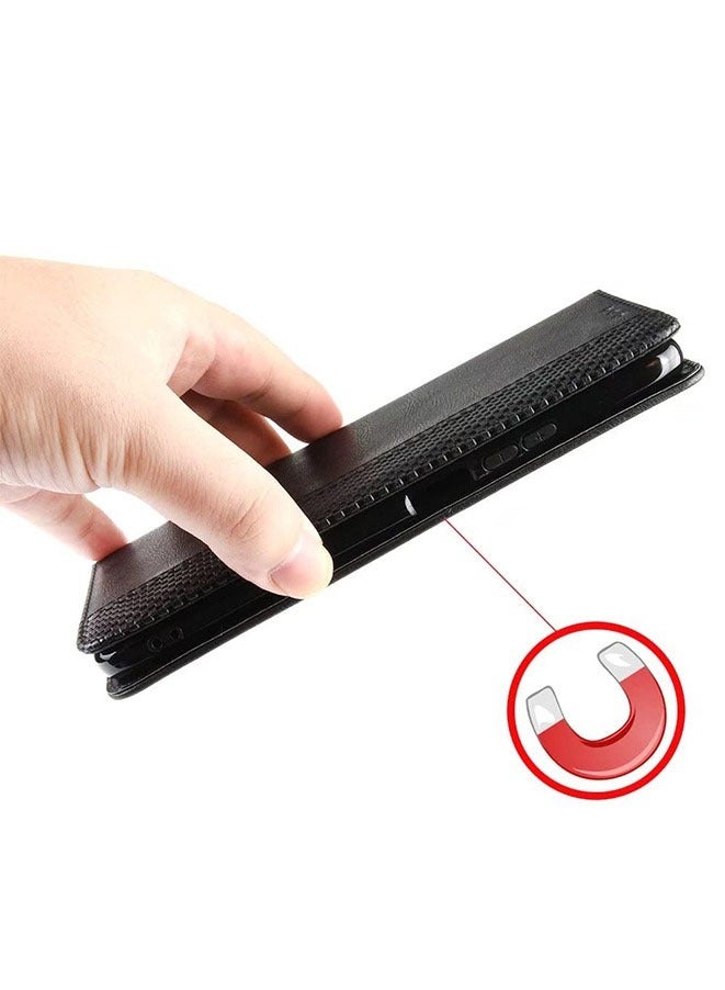 Muyixin Leather Wallet Flip Cover with Card Slots Magnetic Closure Kickstand for Nothing Phone 2 - Image 4