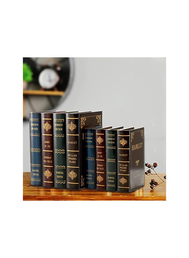 The Bros 2 Pack Decorative Book Boxes Wooden Antique Book Decorations Vintage Book Storage Box - Hamlet - Image 5