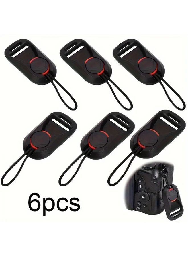 6 قطع كاميرا مجموعة تحرير سريع مشبك حزام لـ SLR والكاميرات بدون مرآة - Image 1